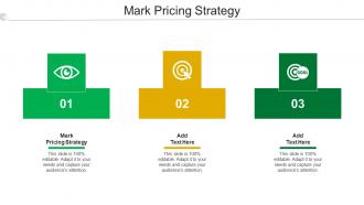 Mark Pricing Strategy Ppt PowerPoint Presentation Infographics Designs Cpb