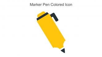 Marker Pen Colored Icon In Powerpoint Pptx Png And Editable Eps Format