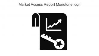 Market Access Report Monotone Icon In Powerpoint Pptx Png And Editable Eps Format