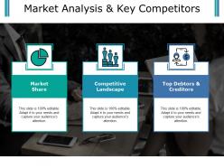 Market analysis and key competitors ppt samples download