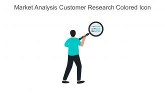 Market Analysis Customer Research Colored Icon In Powerpoint Pptx Png And Editable Eps Format