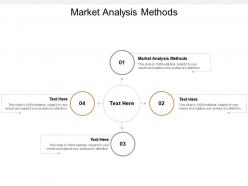 Market analysis methods ppt powerpoint presentation professional outfit cpb