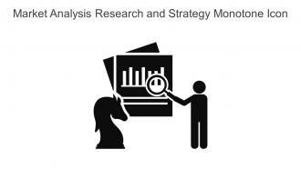 Market Analysis Research And Strategy Monotone Icon In Powerpoint Pptx Png And Editable Eps Format