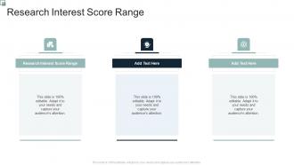Market Analysis Research Interest Score Range In Powerpoint And Google Slides Cpb