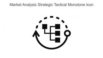 Market Analysis Strategic Tactical Monotone Icon In Powerpoint Pptx Png And Editable Eps Format