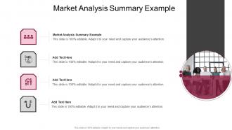 Market Analysis Summary Example In Powerpoint And Google Slides Cpb