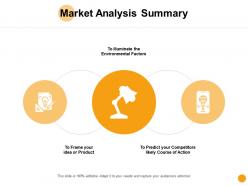 Market analysis summary social ppt powerpoint presentation ideas background designs