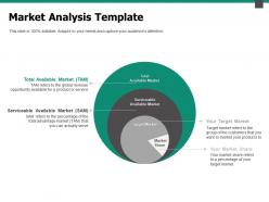 Market analysis template target market ppt powerpoint presentation pictures