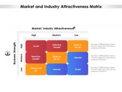 Market And Industry Attractiveness Matrix