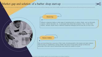 Market And Solution Of A Barber Shop Start Up Mens Grooming Business Plan BP SS