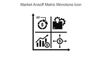 Market Ansoff Matrix Monotone Icon In Powerpoint Pptx Png And Editable Eps Format