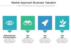 Market approach business valuation ppt powerpoint presentation inspiration slideshow cpb