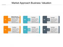 Market approach business valuation ppt powerpoint presentation portfolio files cpb