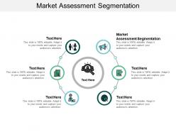 Market assessment segmentation ppt powerpoint presentation layouts model cpb