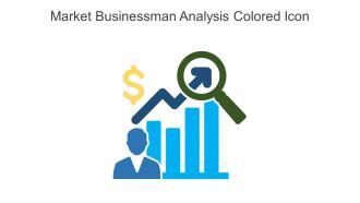 Market Businessman Analysis Colored Icon In Powerpoint Pptx Png And Editable Eps Format