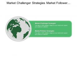 Market Challenger Strategies Market Follower Strategies Attack Strategies