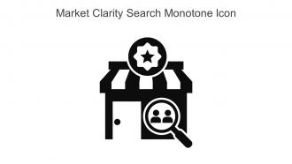 Market Clarity Search Monotone Icon In Powerpoint Pptx Png And Editable Eps Format