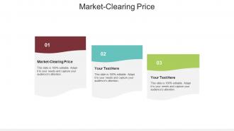 Market clearing price ppt powerpoint presentation design templates cpb