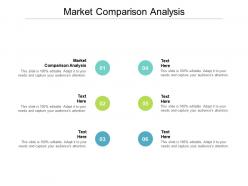 Market comparison analysis ppt powerpoint presentation file graphics pictures cpb