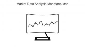 Market Data Analysis Monotone Icon In Powerpoint Pptx Png And Editable Eps Format