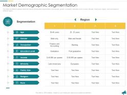 Market demographic segmentation approach for local economic development planning