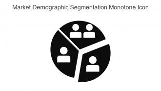 Market Demographic Segmentation Monotone Icon In Powerpoint Pptx Png And Editable Eps Format