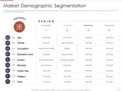 Market demographic segmentation region market analysis ppt professional