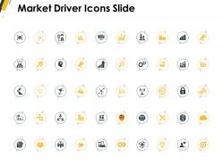 Market driver icons slide analysis ppt powerpoint presentation portfolio microsoft