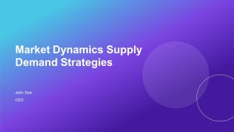 Market Dynamics Supply Demand Strategies PPT Summary AT
