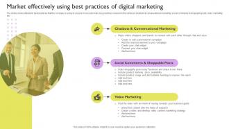 Market Effectively Using Best Practices Of Digital Marketing Ways To Improve Brand Awareness