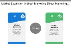 Market expansion indirect marketing direct marketing growth strategies marketing