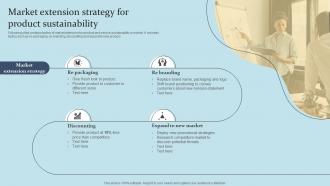 Market Extension Strategy For Product Sustainability
