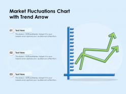Market Fluctuations Chart With Trend Arrow