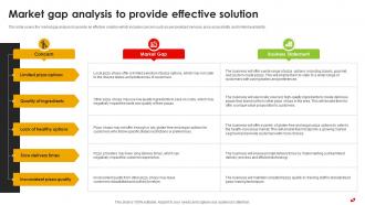 Market Gap Analysis To Provide Effective Solution Pizza Pie Business Plan BP SS