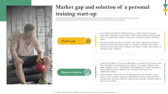 Market Gap And Solution Of A Personal Training Start Up Online Personal Training Business Plan BP SS