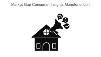 Market Gap Consumer Insights Monotone Icon In Powerpoint Pptx Png And Editable Eps Format