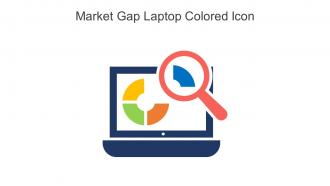 Market Gap Laptop Colored Icon In Powerpoint Pptx Png And Editable Eps Format