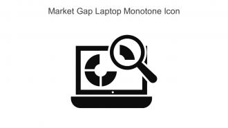 Market Gap Laptop Monotone Icon In Powerpoint Pptx Png And Editable Eps Format