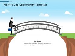Market gap opportunity template needs investor pitch deck for startup fundraising