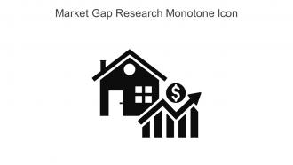 Market Gap Research Monotone Icon In Powerpoint Pptx Png And Editable Eps Format