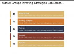 Market groups investing strategies job stress leadership skill
