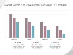 Market growth and development bar graph ppt images