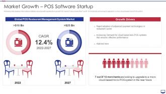 Market Growth POS Software Startup Ppt Slides Structure