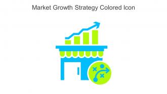 Market Growth Strategy Colored Icon In Powerpoint Pptx Png And Editable Eps Format