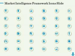 Market Intelligence Framework Icons Slide Ppt Powerpoint Presentation Styles