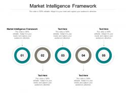 Market intelligence framework ppt powerpoint presentation infographics example cpb