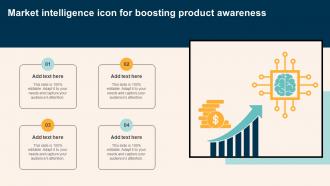 Market Intelligence Icon For Boosting Product Awareness