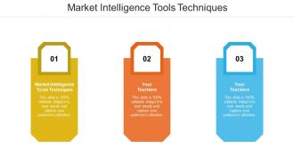 Market Intelligence Tools Techniques Ppt Powerpoint Presentation Infographics Tips Cpb