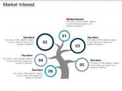 Market interest ppt powerpoint presentation gallery example cpb