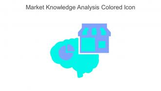 Market Knowledge Analysis Colored Icon In Powerpoint Pptx Png And Editable Eps Format